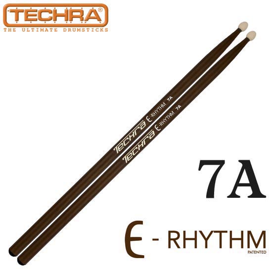Techra E-Rhythm 7A 전자드럼용 카본 드럼스틱 (Carbon Fiber)