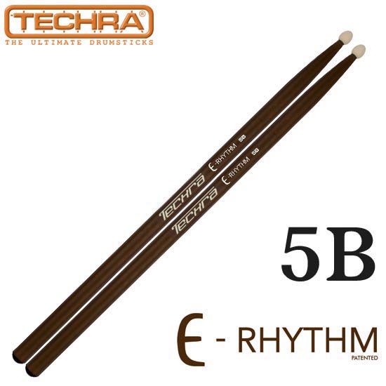 Techra E-Rhythm 5B 전자드럼용 카본 드럼스틱 (Carbon Fiber)